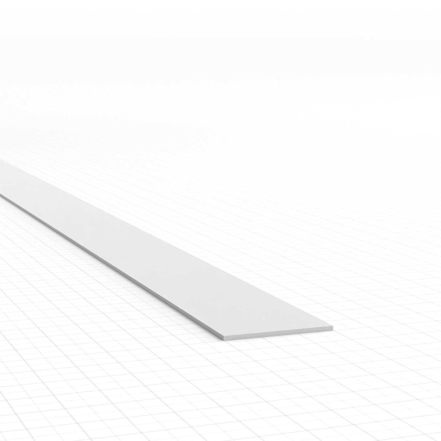 Perfil Plasticard uPVC - Ultra Finas 0.25mm x 6mm