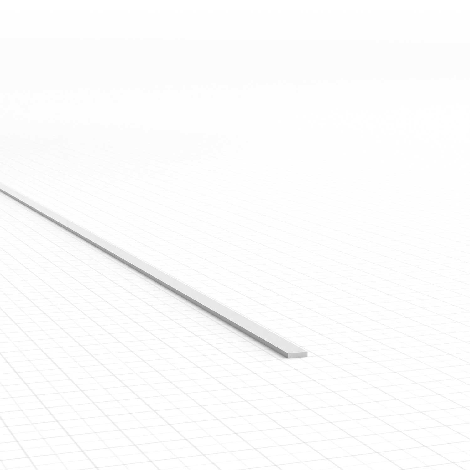 Perfil Plasticard uPVC - Ultra Finas 0.25x1mm
