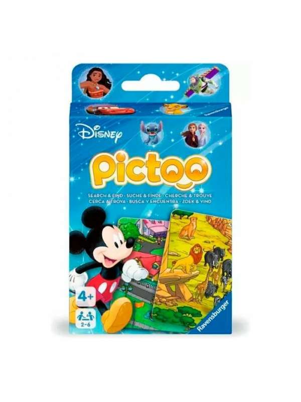 PICTOO Disney en Español Juego de mesa Ravensburger