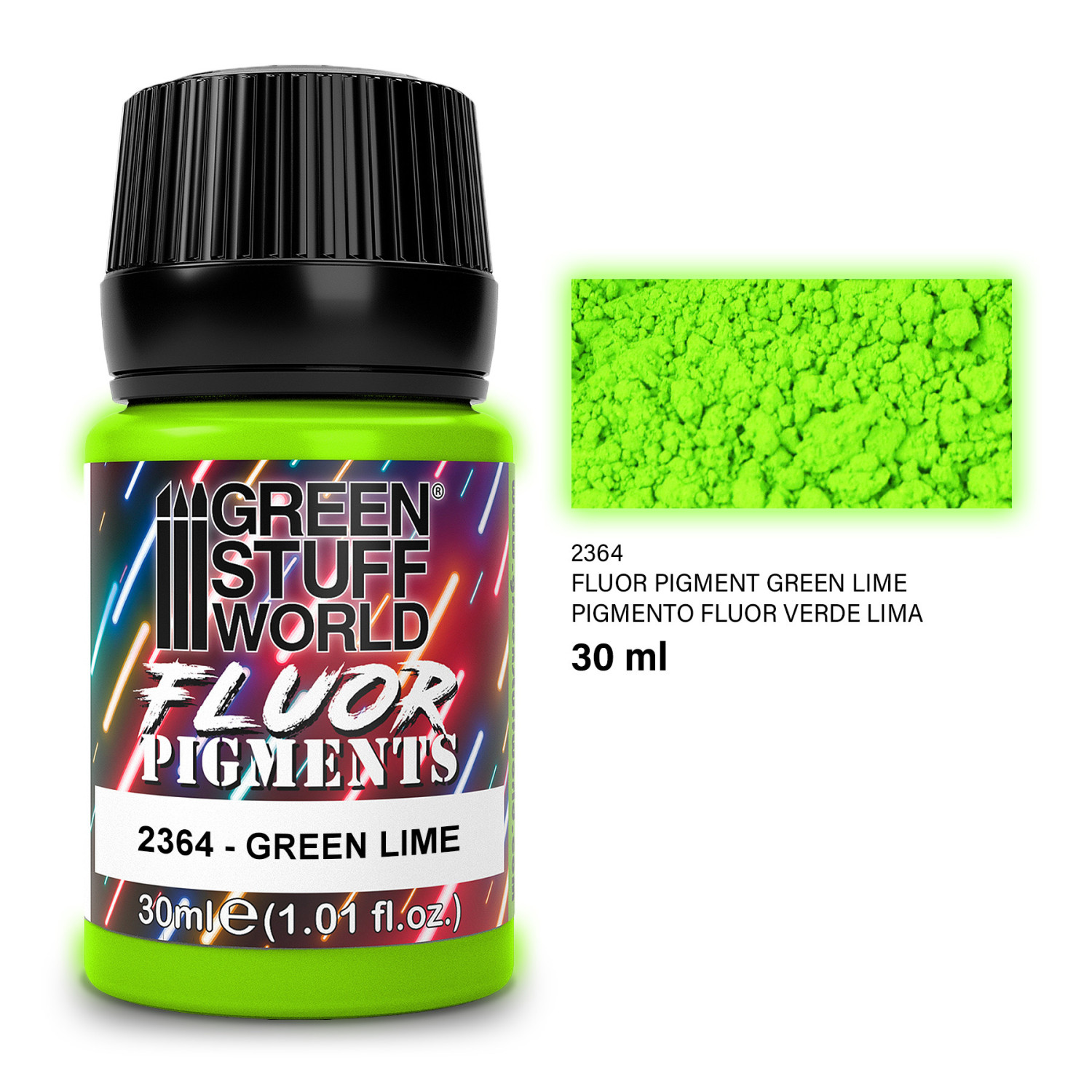 Pigmentos FLUOR VERDE LIMA