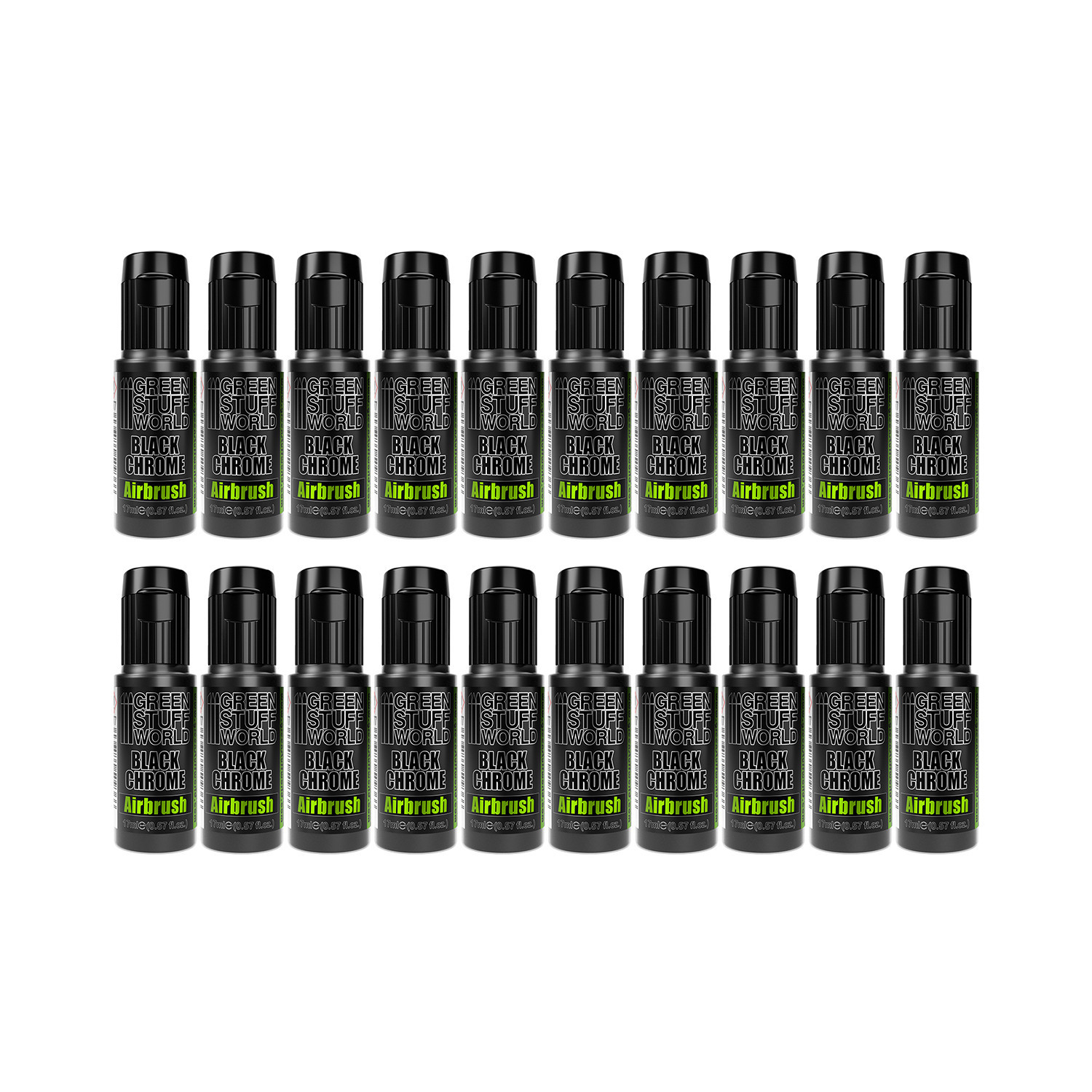 Pintura Cromada Negra - Aerografo (Pack x20)