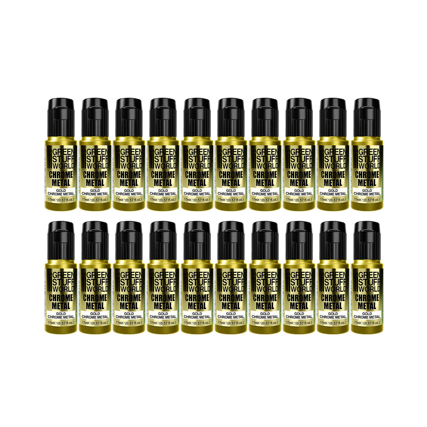 Pintura Cromada - ORO 17ml (Pack x20)