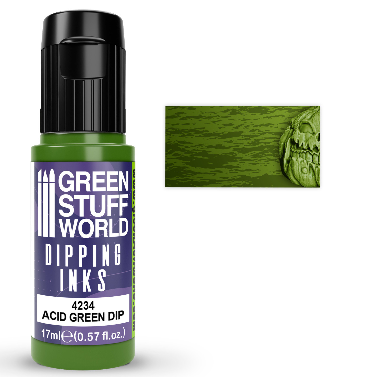 Pintura Dipping ink 17 ml - Acid Green Dip