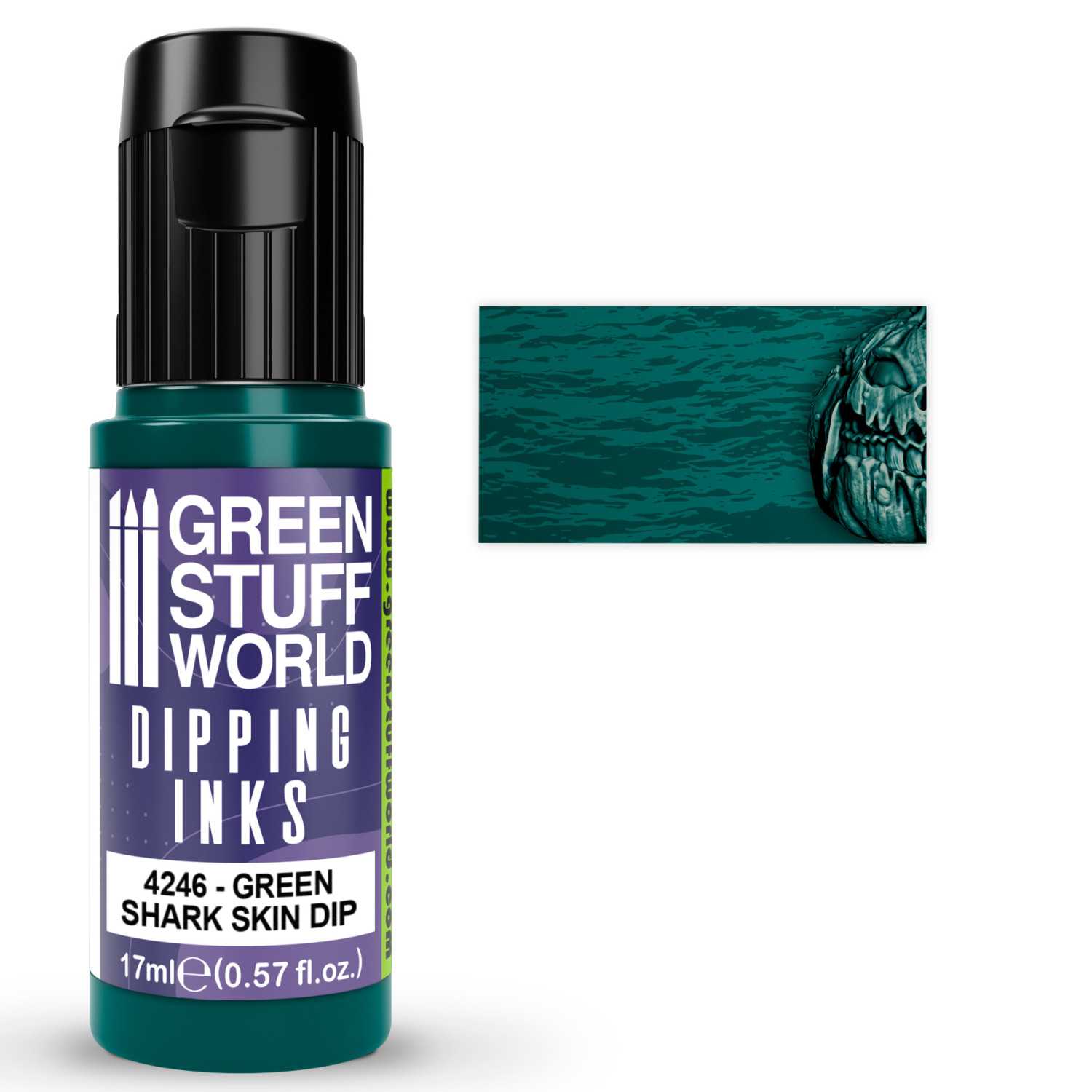 Pintura Dipping ink 17 ml - Green Shark Skin Dip