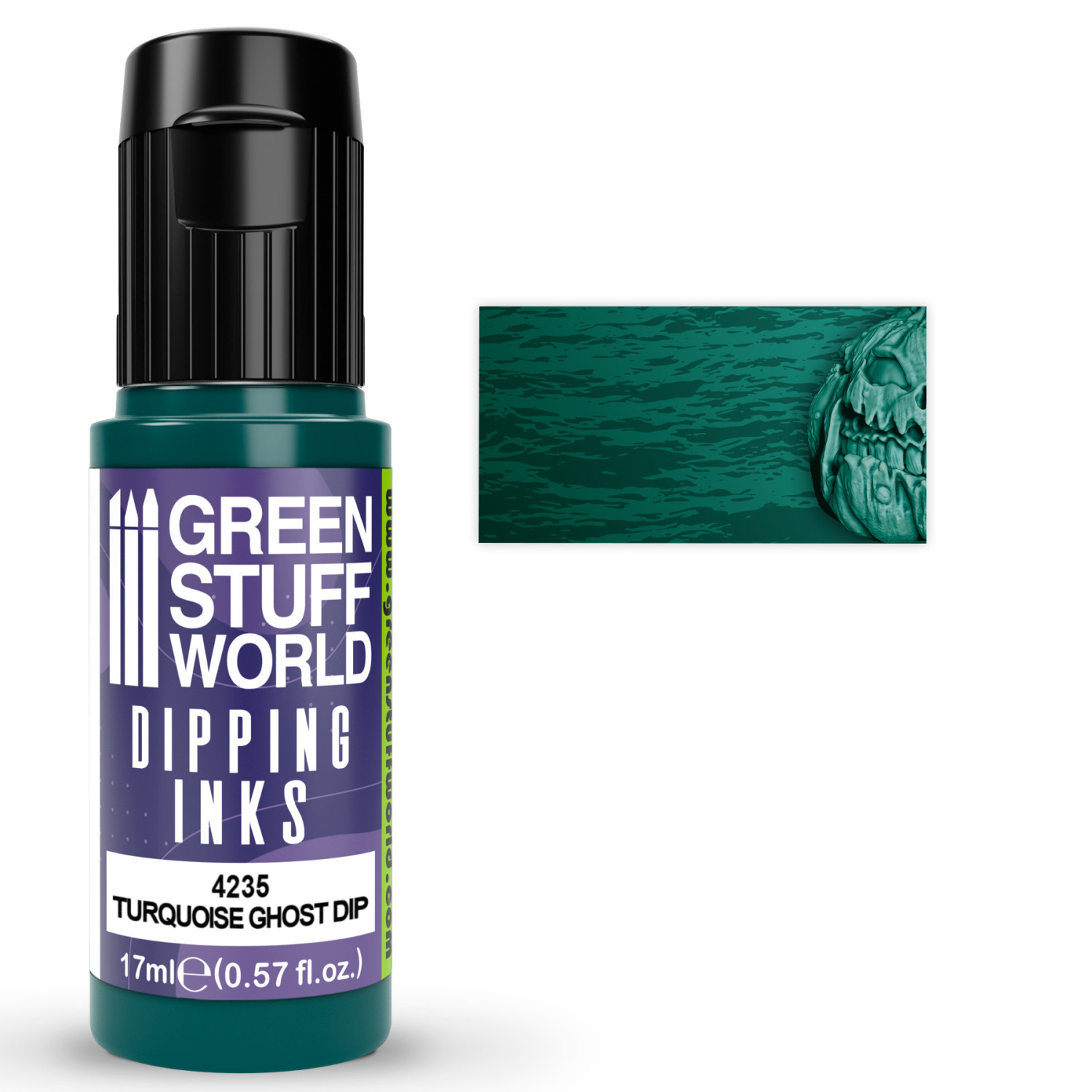 Pintura Dipping ink 17 ml - Turquoise Ghost Dip