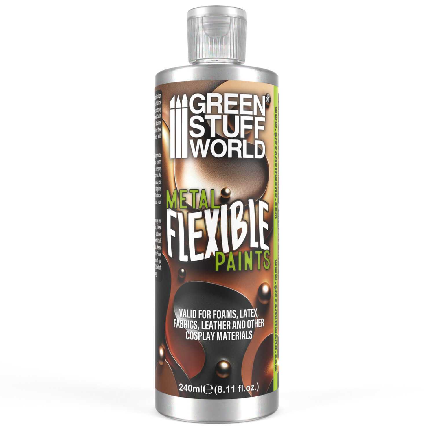 Pintura Metalica Flexible Plata 240ml