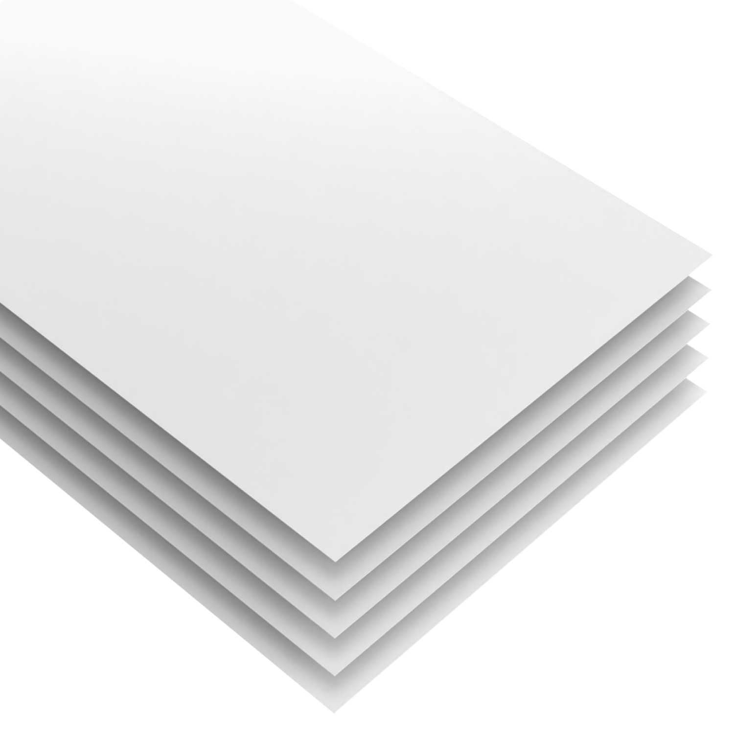Plancha Plasticard uPVC 0'25mm - Pack x5