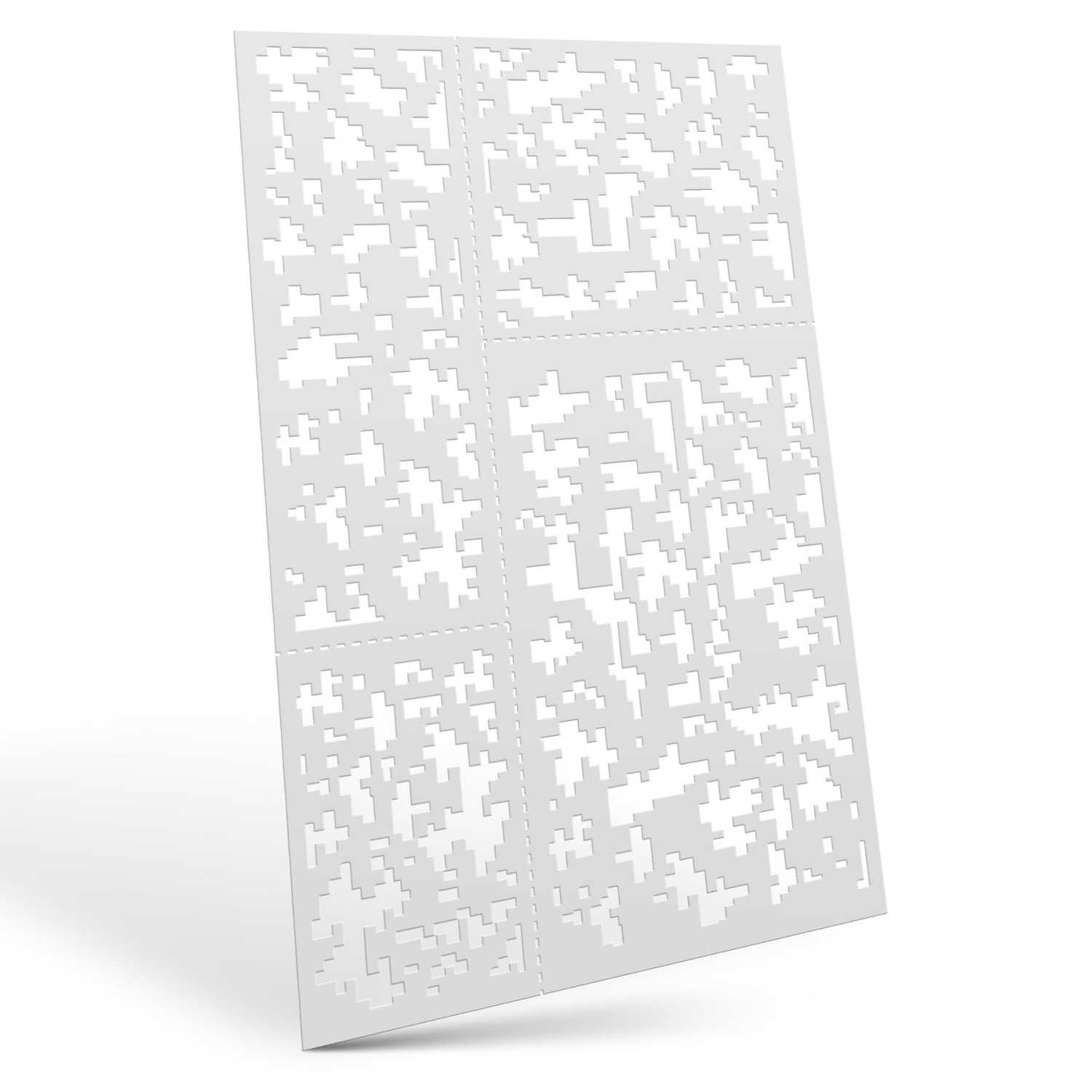Plantillas Flexibles - Camuflaje de pixeles (9mm aprox.)