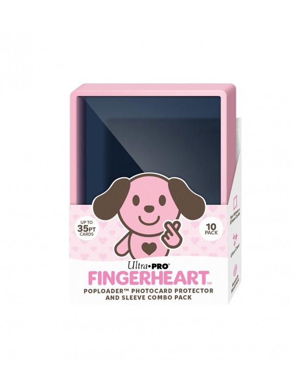 Protector y Fundas Fingerheart Blush Poploader (10 Unidades) - Ultra Pro