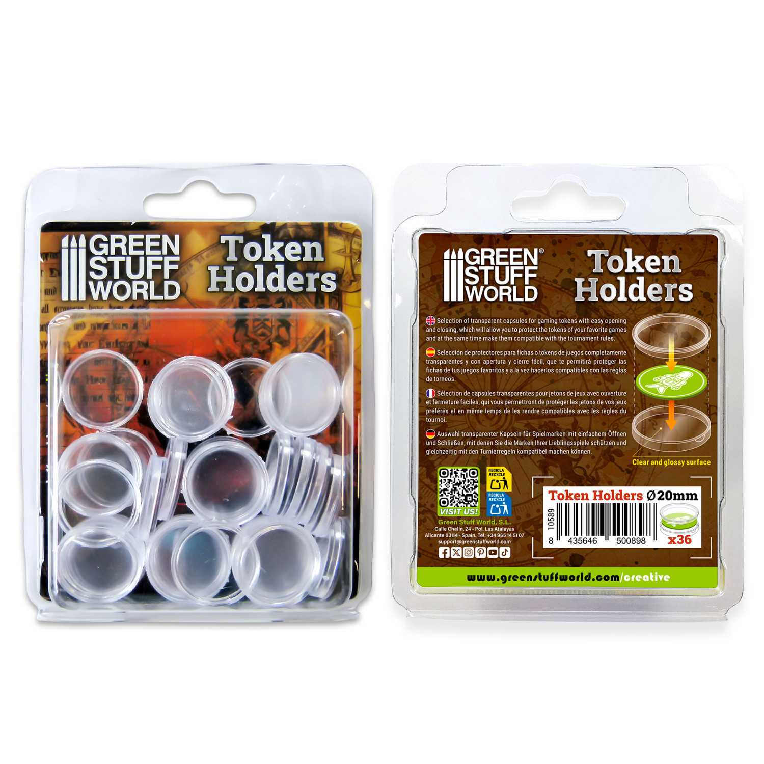 Protectores para Fichas 20mm