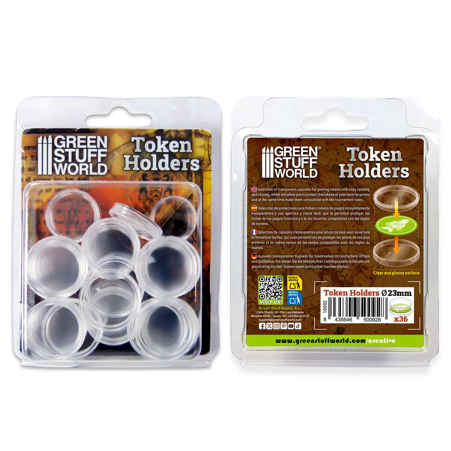 Protectores para Fichas 23mm