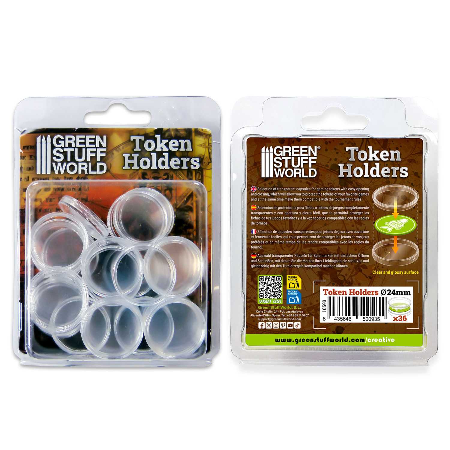 Protectores para Fichas 24mm