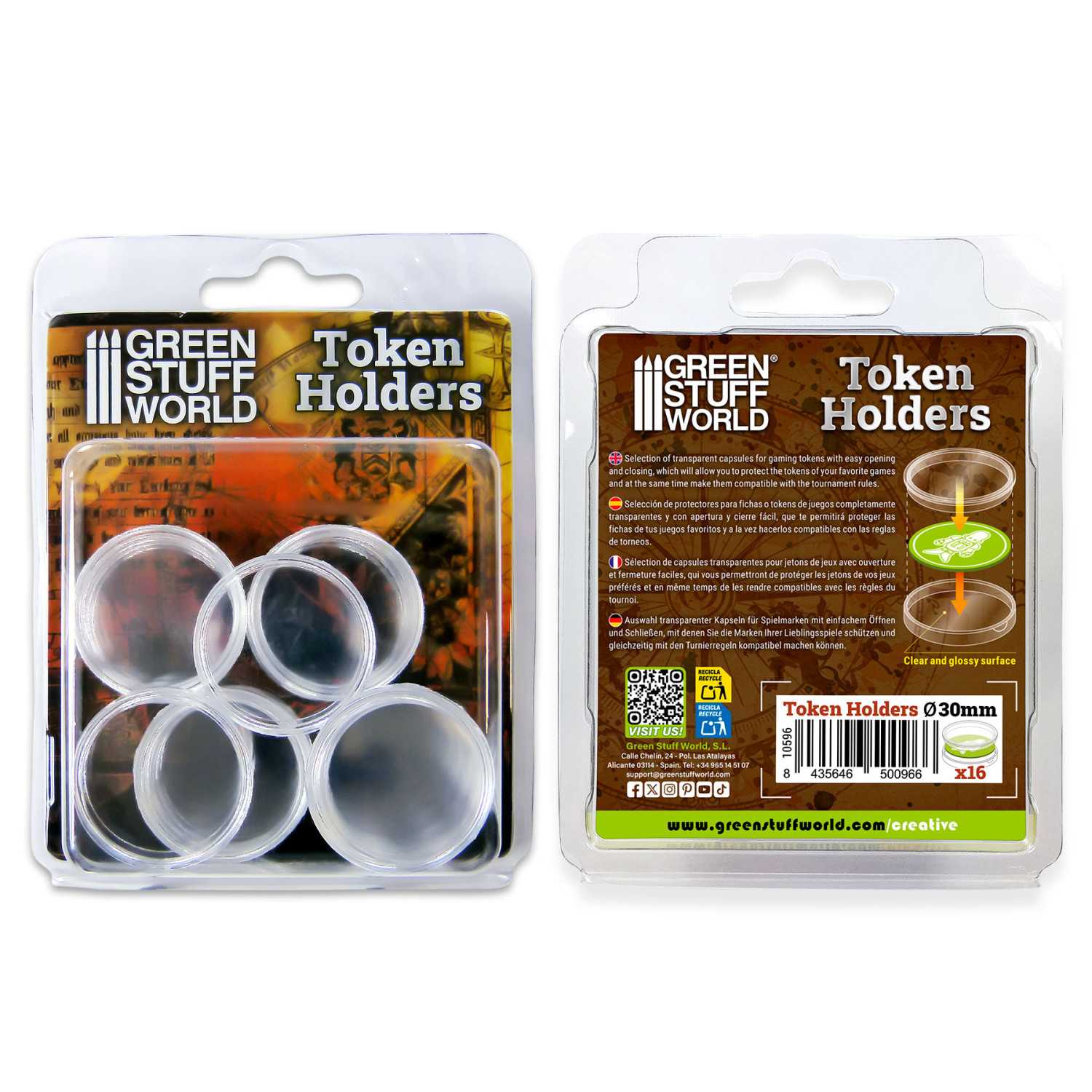Protectores para Fichas 30mm
