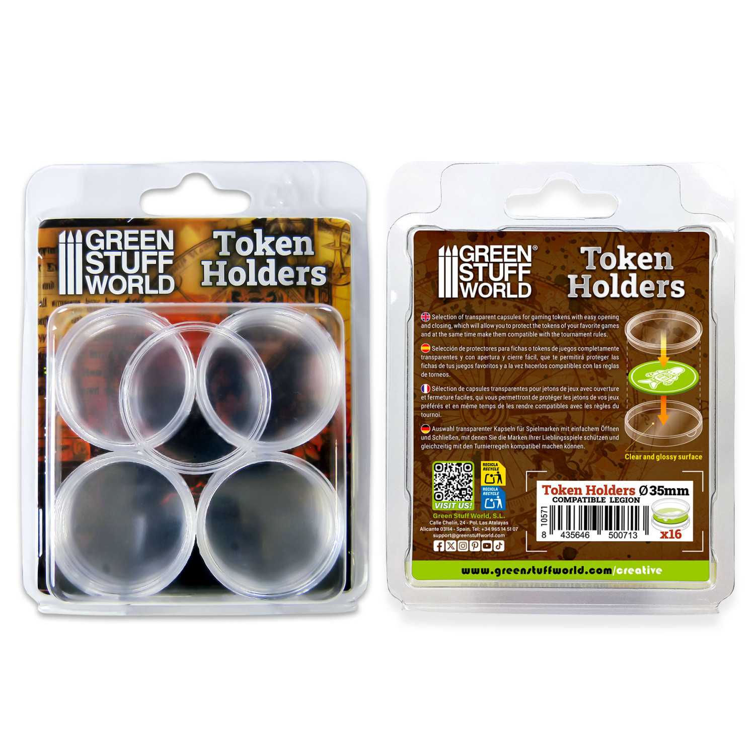 Protectores para Fichas 35mm