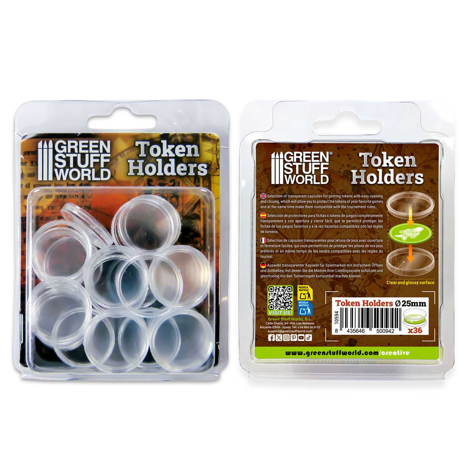 Protectores para Fichas 25mm