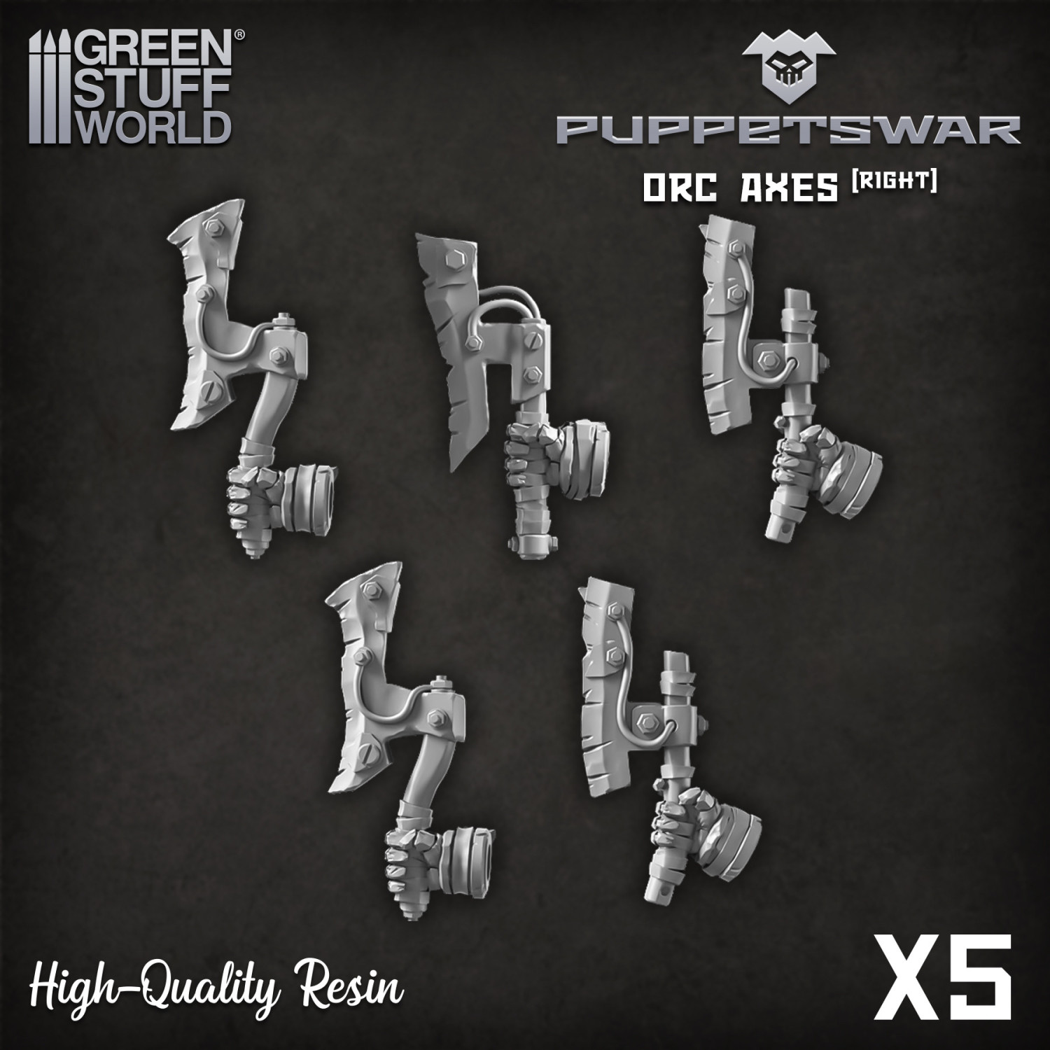 PuppetsWar - Hachas de Orco - Derecha