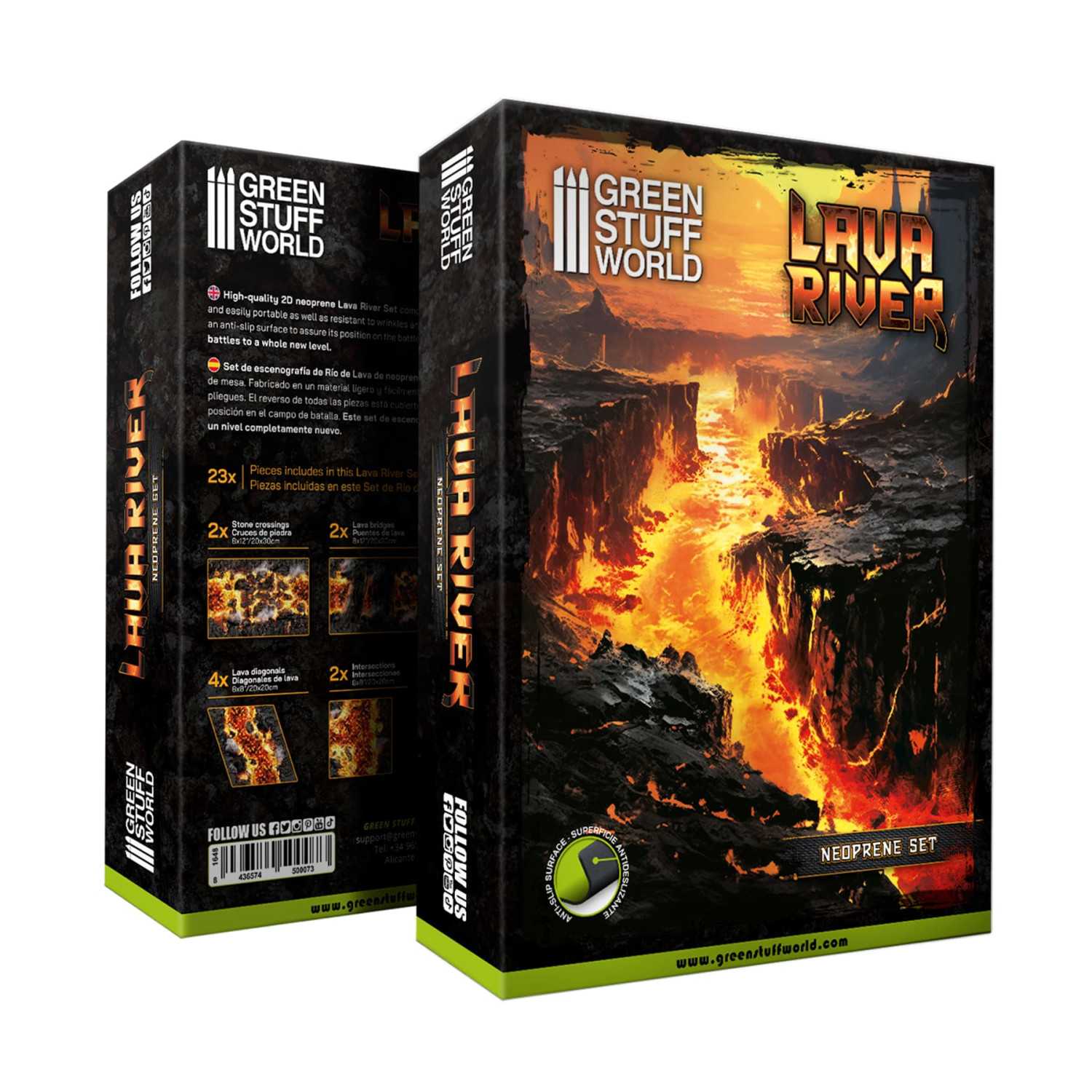 Río de Lava - Set de Terreno Neopreno