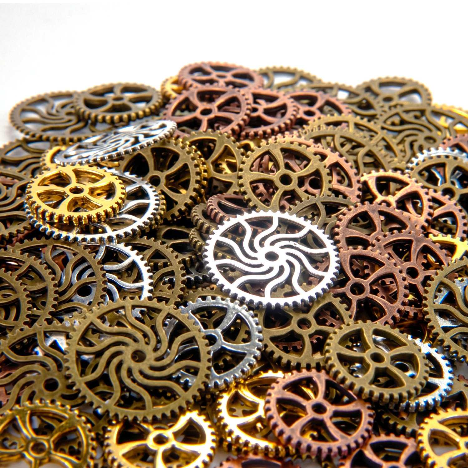 Set SteamPunk RUEDAS ESPIRAL 85 gr.