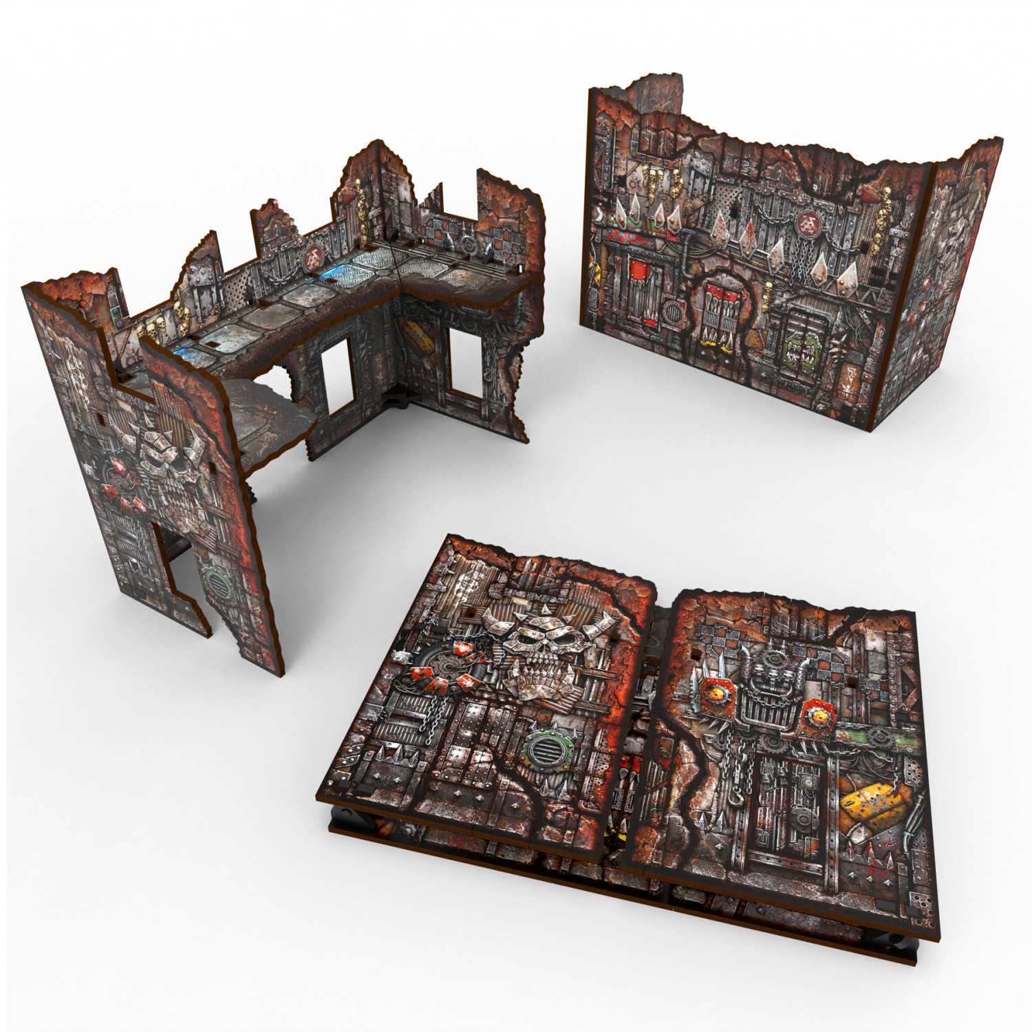 Ruina plegable en forma U prepintada Matched Play - Orcos
