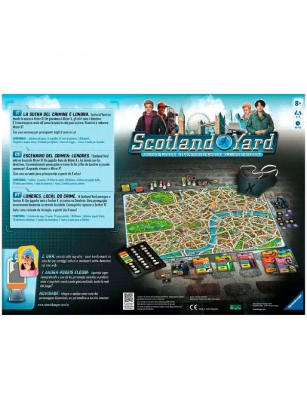 Scotland Yard Refresh 40° Society Games de Ravensburger