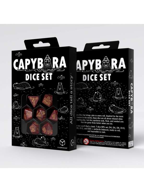 Set de Dados D4 Capybara: Chillo - Q Workshop