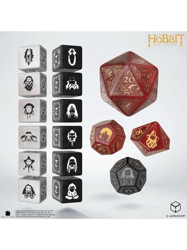 Set de Dados Ember Hearth - The Hobbit - Q Workshop