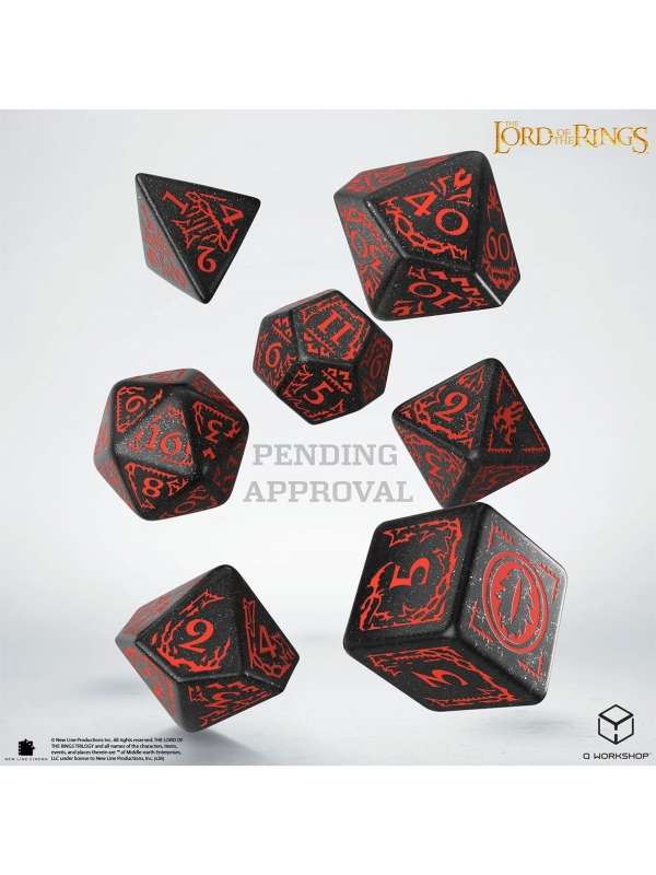 Set de Dados Mordor - The Lord of the Ring - Q Workshop