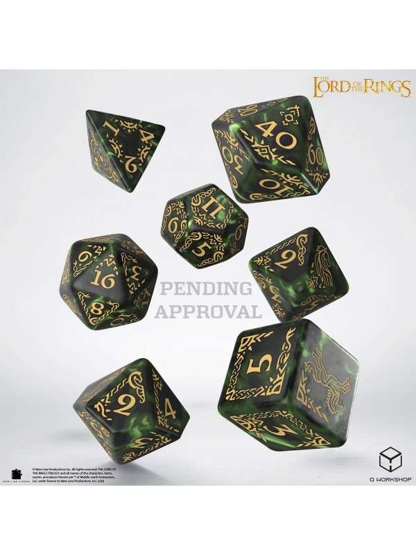 Set de Dados Rohan - The Lord of the Ring - Q Workshop
