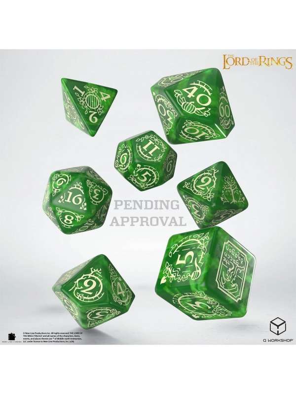 Set de Dados Shire - The Lord of the Ring - Q Workshop