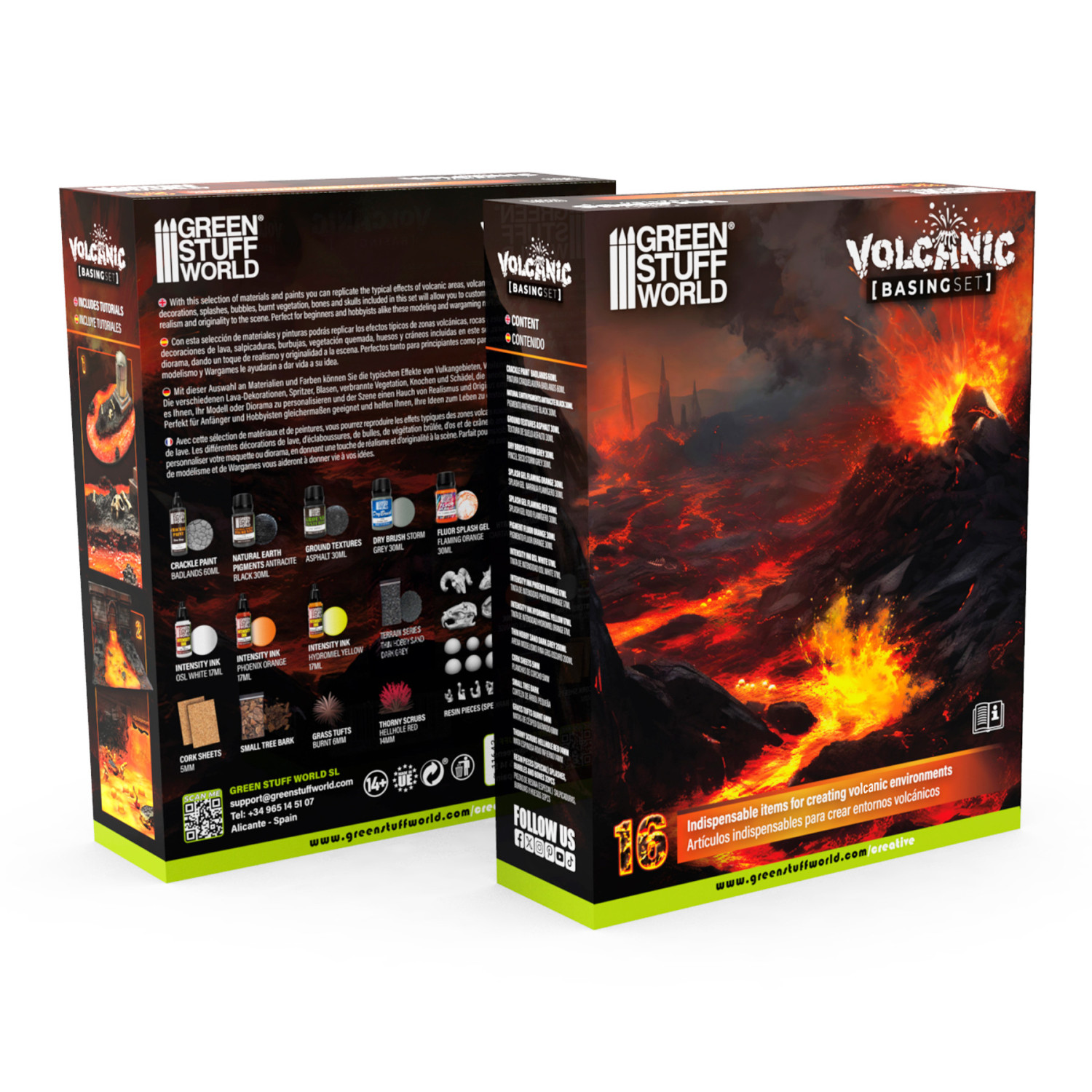 Set de Escenografia - Volcanico