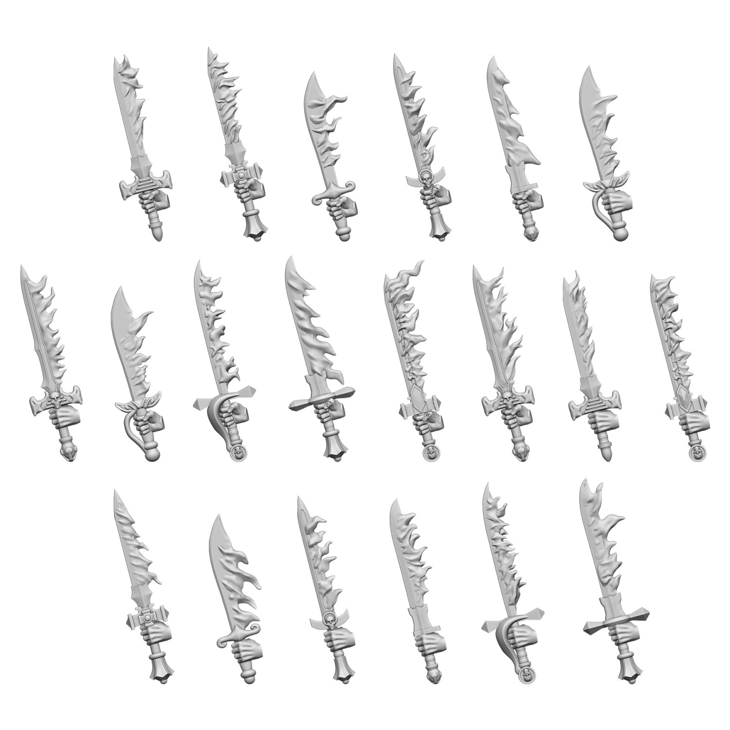 Espadas de fuego 1:48