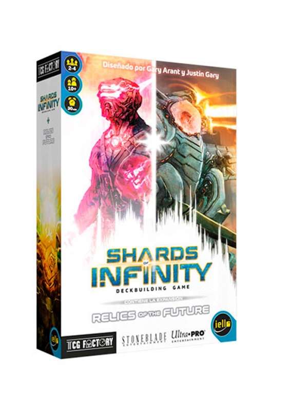 Shards of Infinity + Expansión relics of the future En Español Juego de mesa