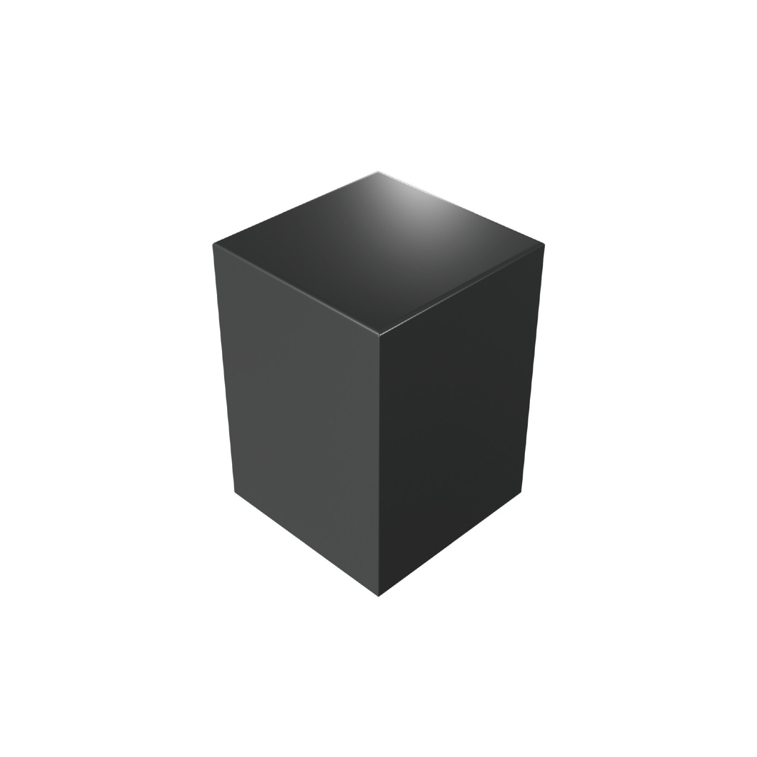 Taco Cuadrado 3x3 cm - Negro