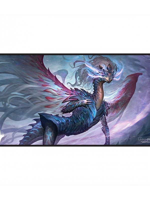 Tapete Black Stitched Playmat Jeskai 610mm x 343mm Tarkir Dragonstorm Magic The Gathering - Ultra Pro