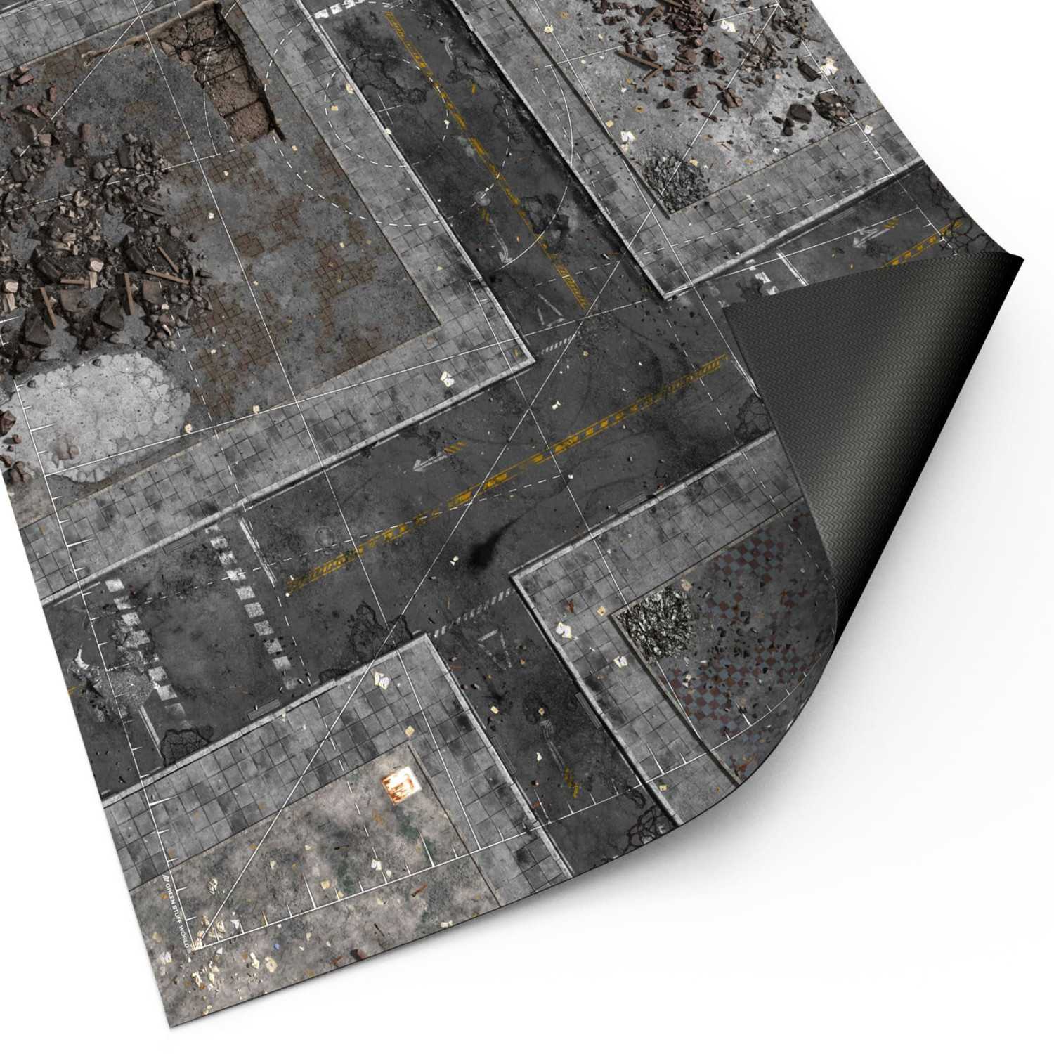Tapete Neopreno 44x60'' Ground Zero District con zonas de despliegue OUTLET