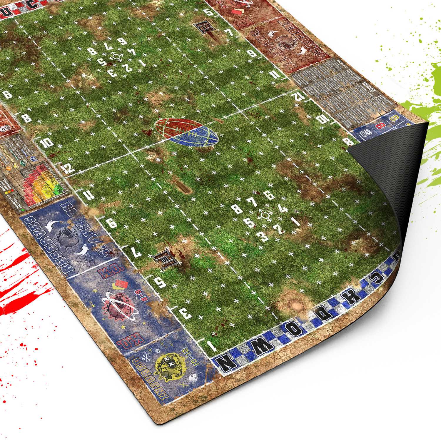 Tapete Neopreno Fantasy Football - Bloodgrass Pitch