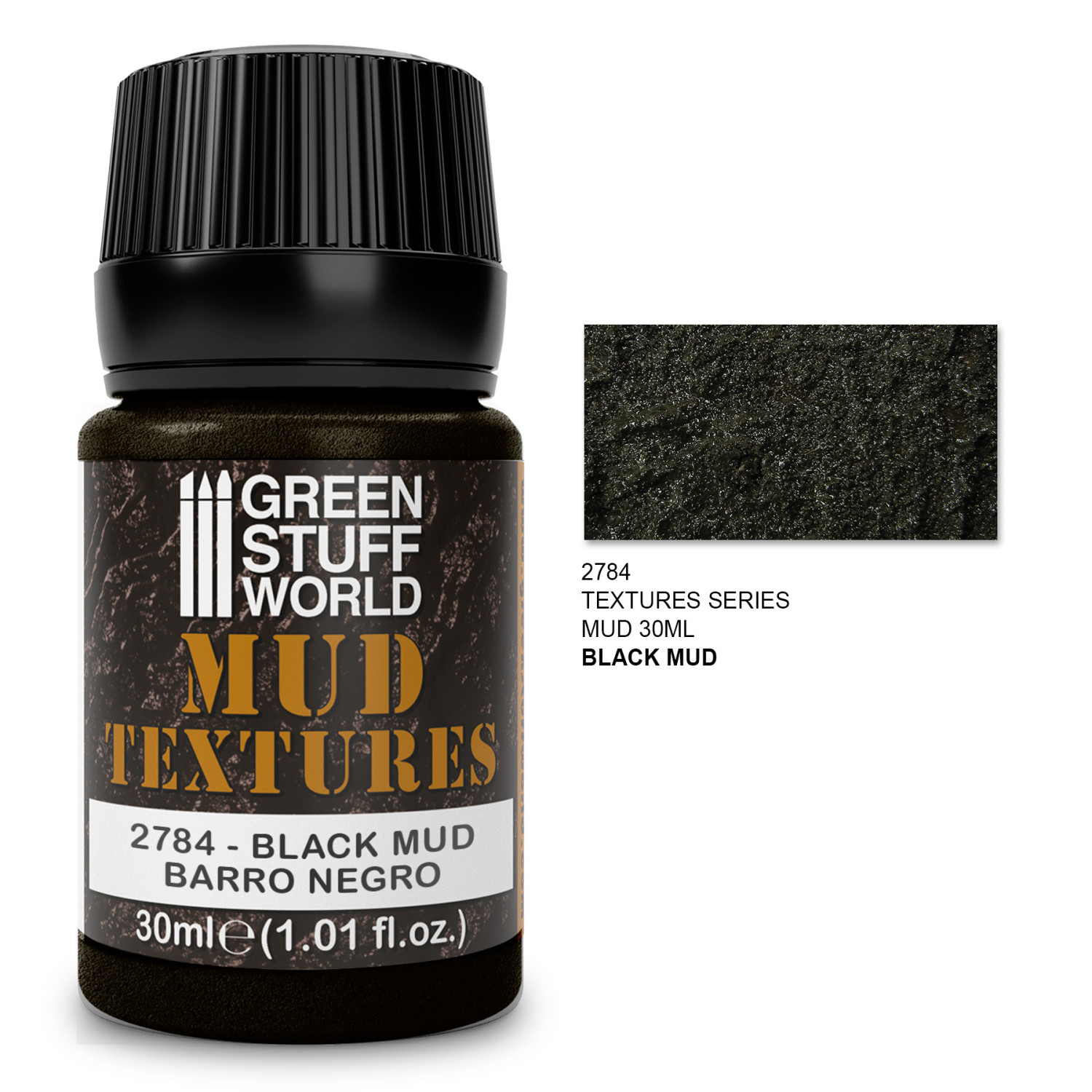 Textura de barro - BARRO NEGRO 30ml