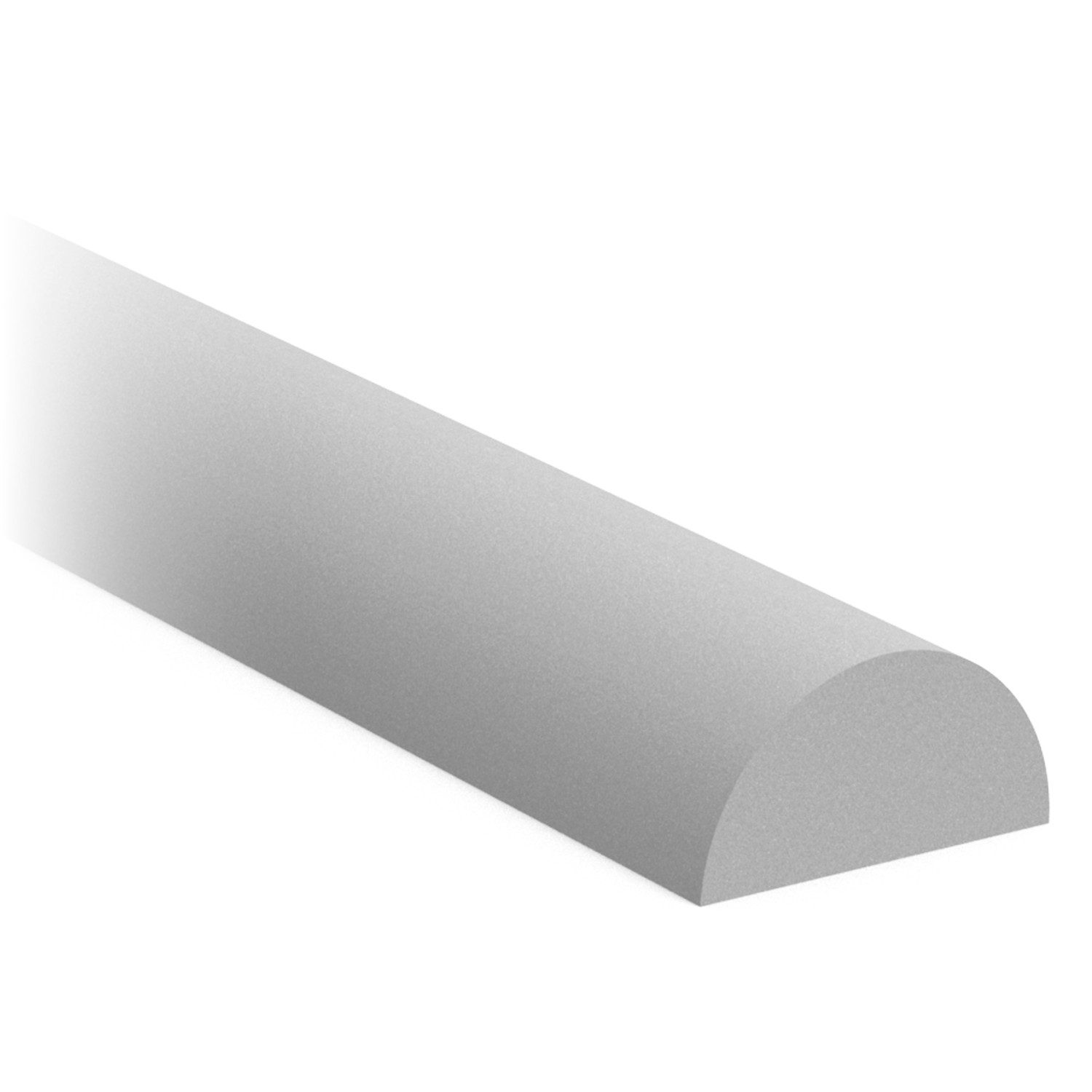 Tiras de goma EVA - Semicircular 15mm