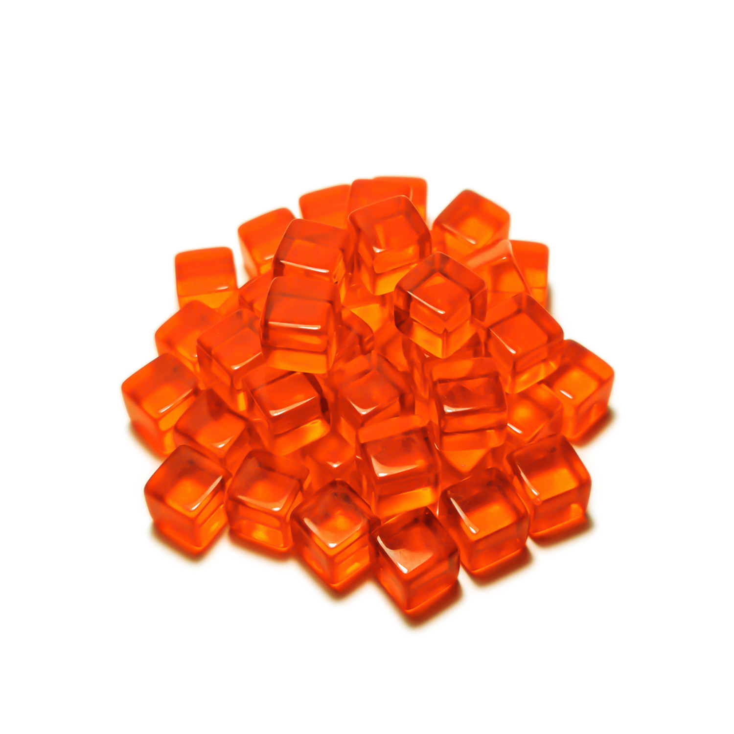 Token Cubos - Naranja 8mm