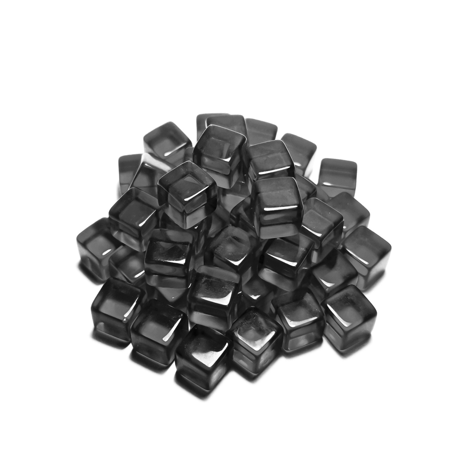 Tokens Cubos - Negro 8mm