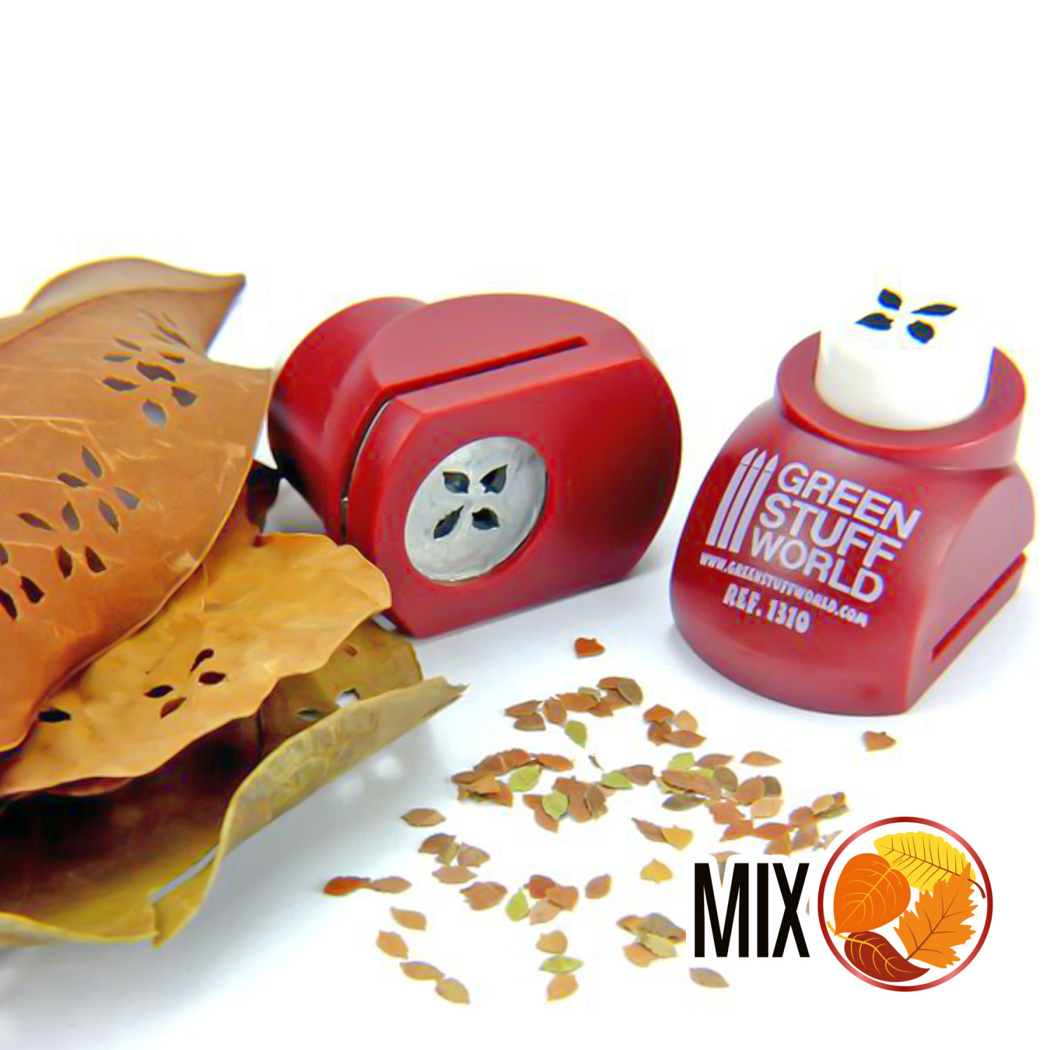 Troqueladora de Hojas Miniatura ROJA