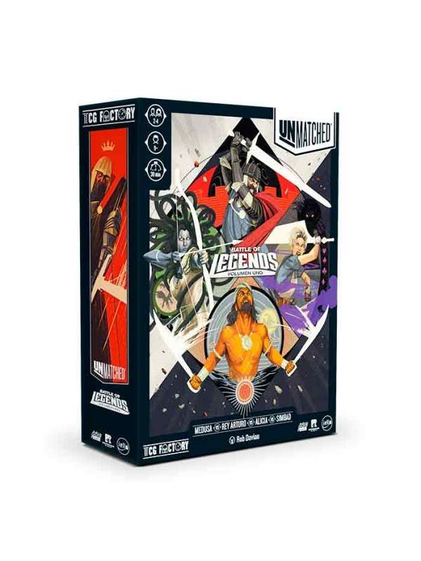 Unmatched Battle of Legends Volumen 1 - Juego de mesa español
