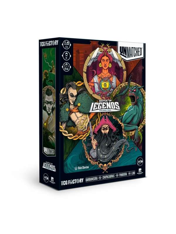 Unmatched Battle of Legends Volumen 3 en Español - Juego de mesa