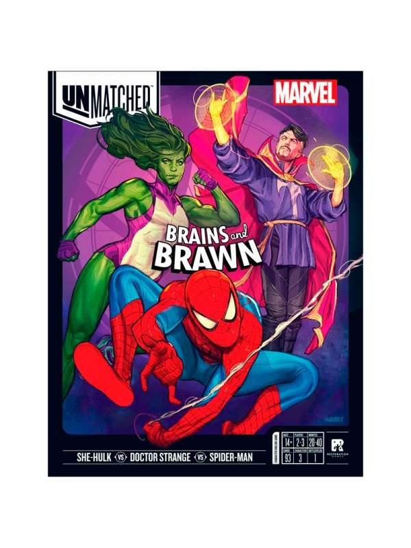 Unmatched Brains & Brawn, juego de mesa en inglés