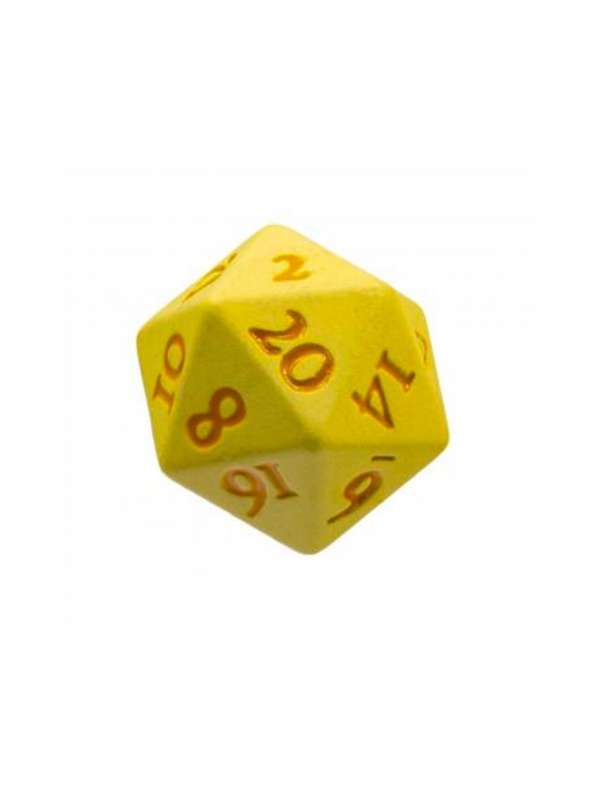Vivid Heavy Metal Dice: Yellow - Ultra Pro
