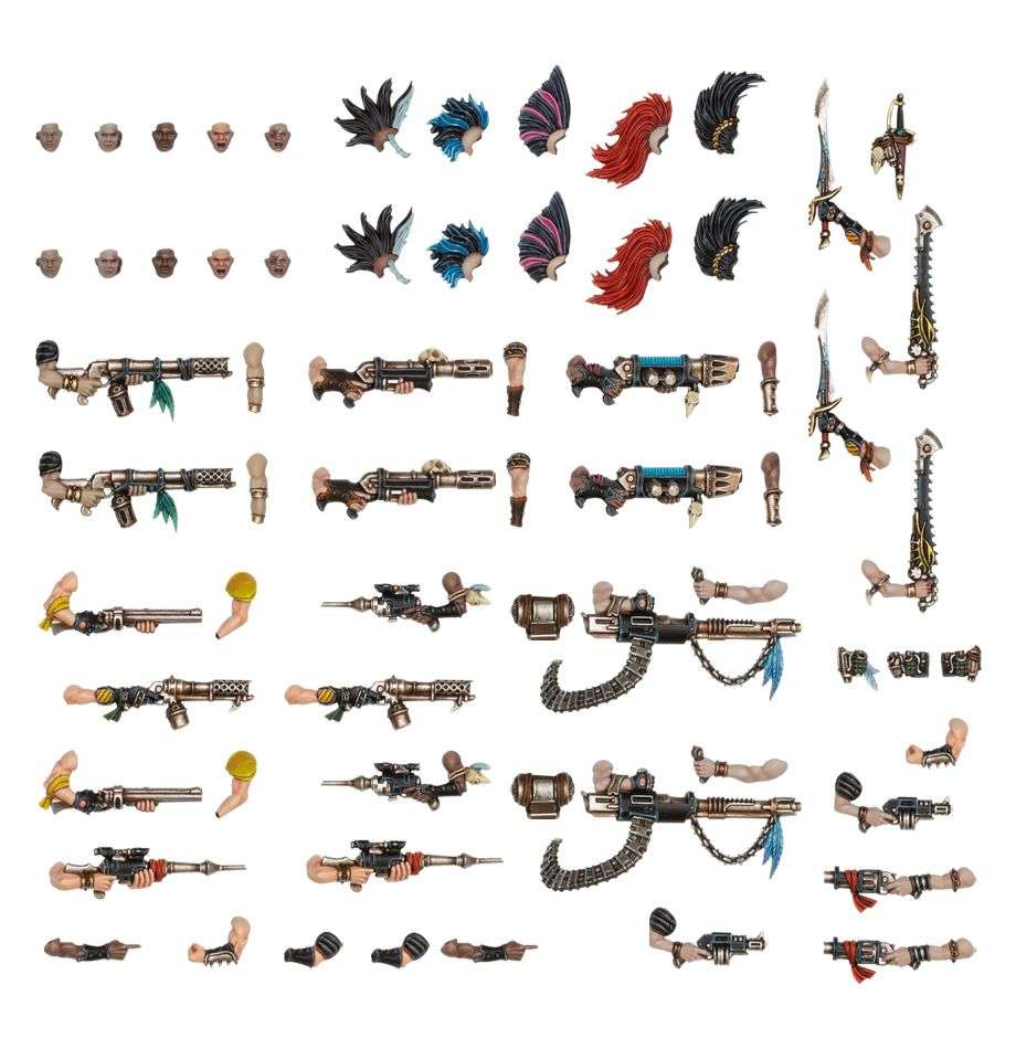 Armas y mejoras de Escher