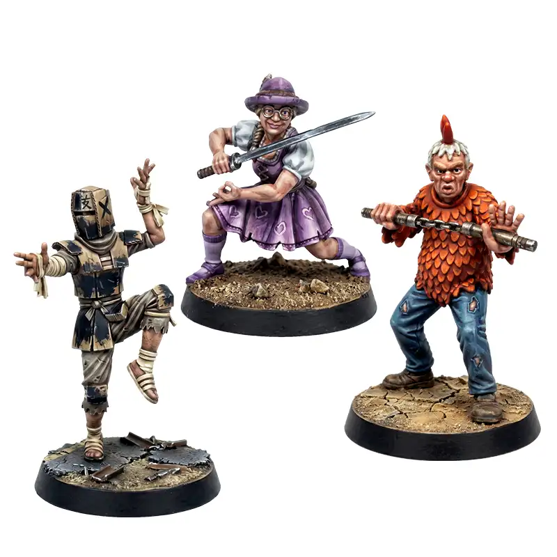 Flipaos de los Ninjas 2 (pack de 3 miniaturas)