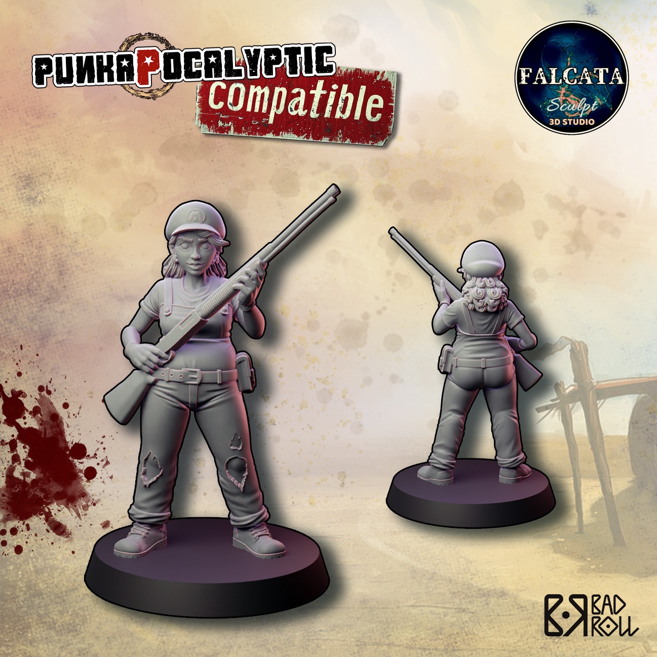 Punkosplayer María Sis – Pistón con escopeta (compatible)