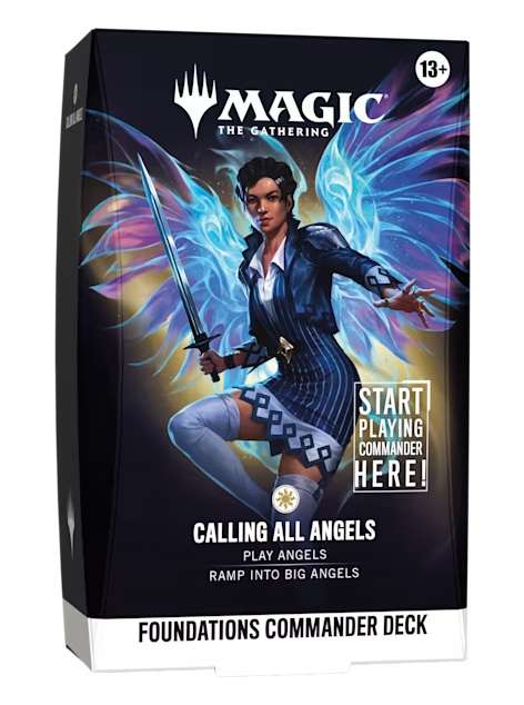 Mazo Commander Calling All Angels Foundations Inglés - Magic The Gathering