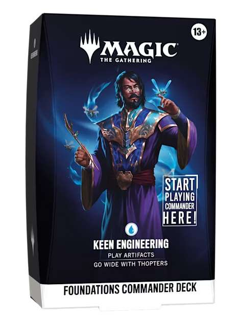 Mazo Commander Keen Engineering Foundations Inglés - Magic The Gathering